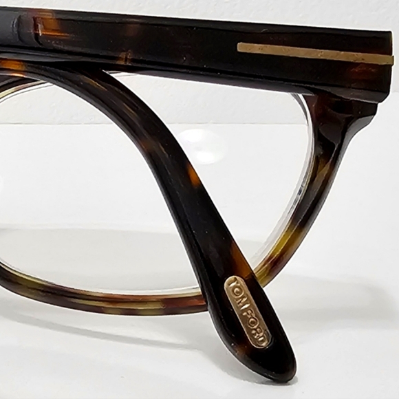 Tom Ford Dark Havana Square Eyeglass Frames - TF5405 - Picture 11 of 16